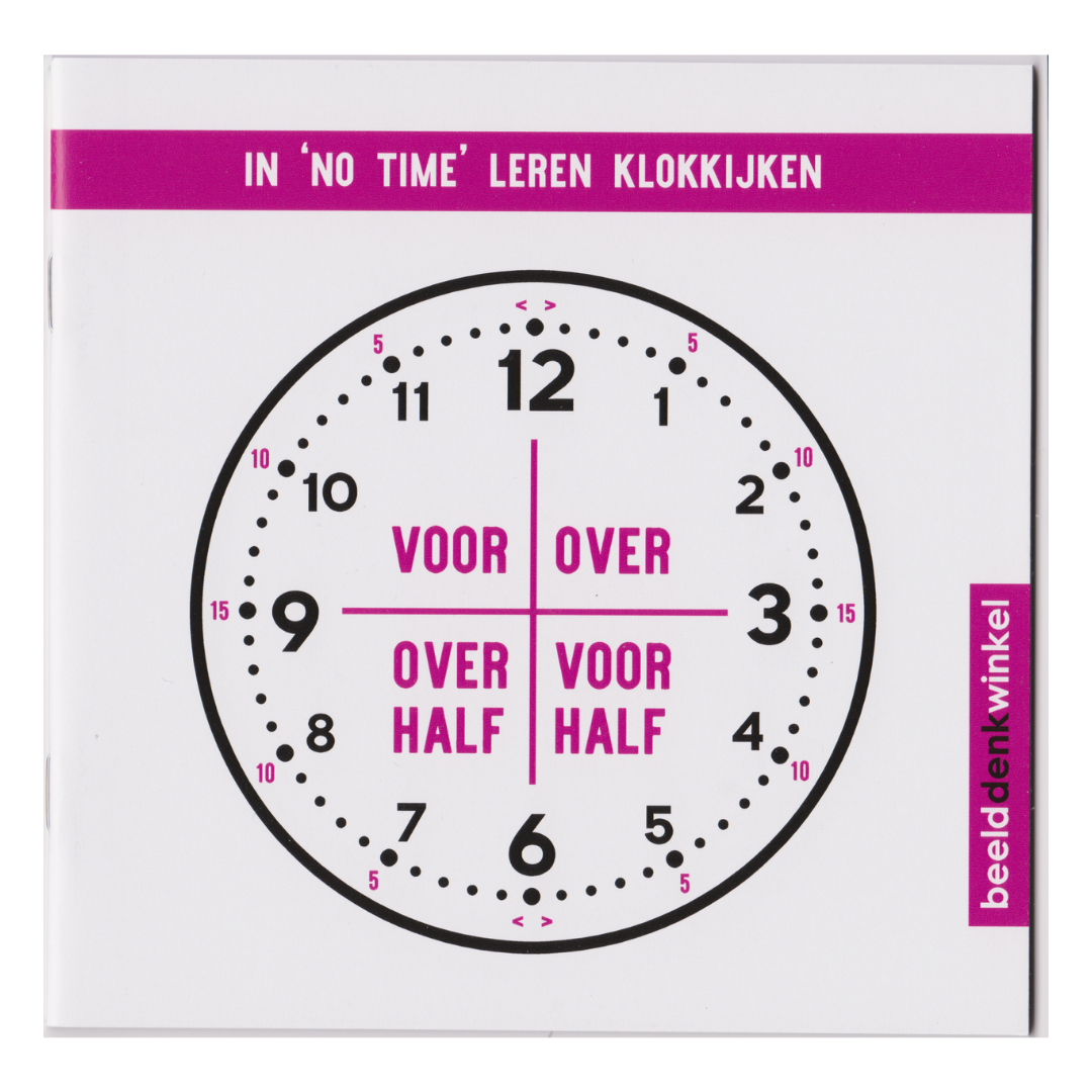 Tot ziens krijgen Verklaring In 'no time' leren klokkijken - Schoolklok voor kinderen met een visuele  leerstijl - Beelddenkwinkel