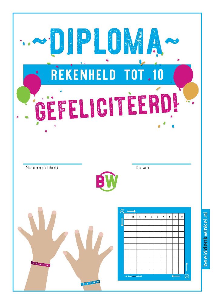 Diploma Rekenheld tot 10