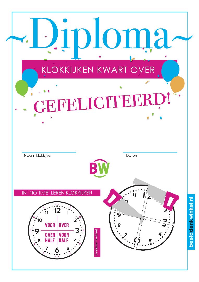 Diploma's klokkijken